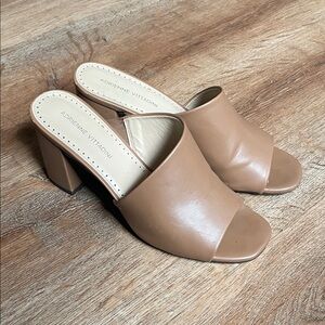 Adrienne Vittadini Brown Mules